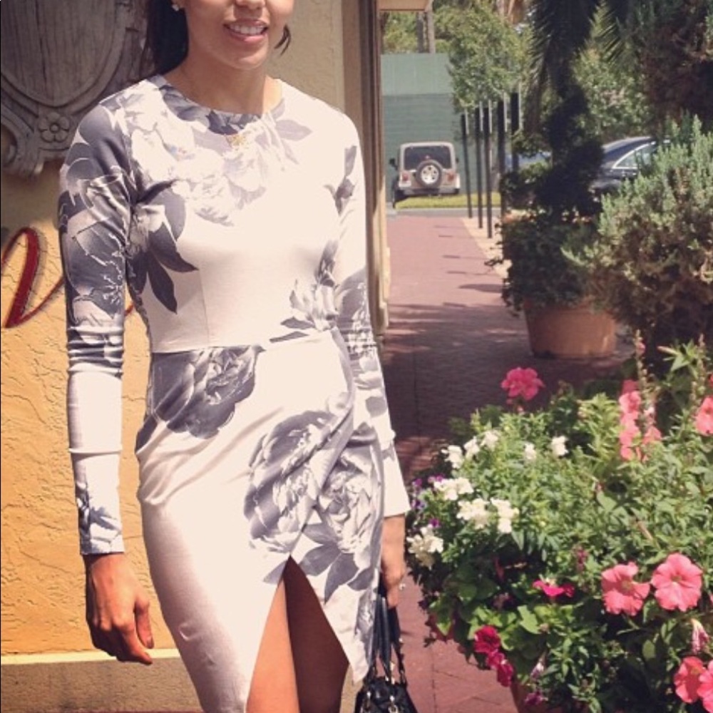 Maurie & Eve floral dress. From Nasty Gal.